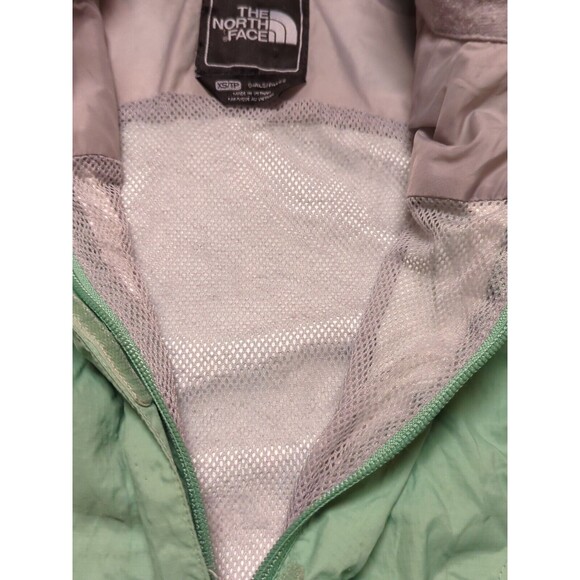 The North Face Hyvent Jacket Coat Windbreaker Girls XS Extra Small Green Hooded - Picture 11 of 12